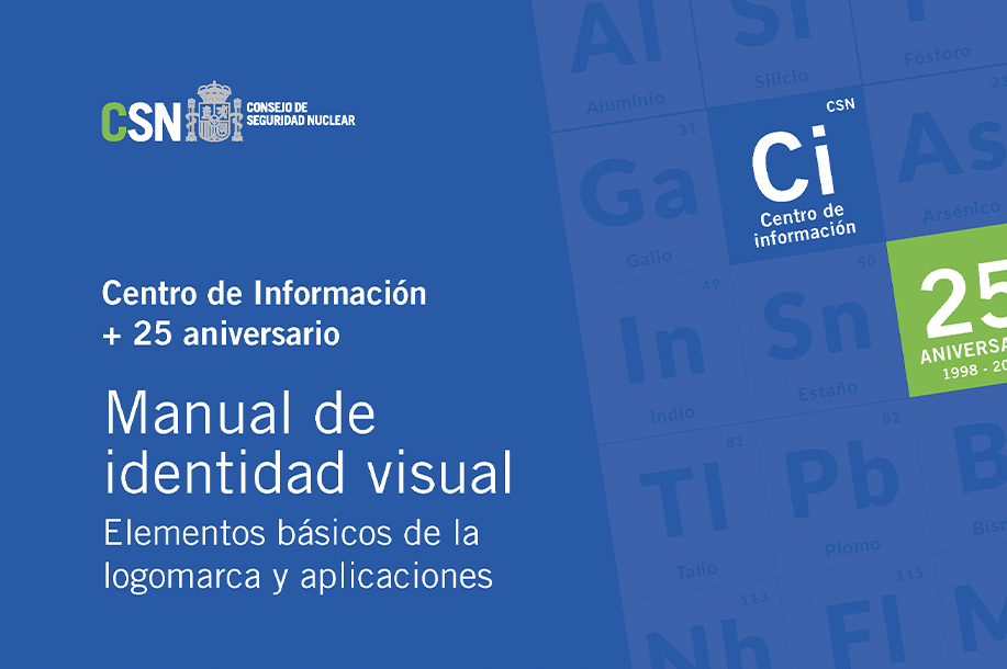 Centro de información Consejo de Seguridad Nuclear - manual de identidad visual