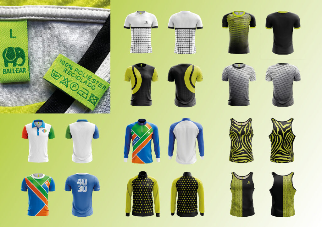 ballear ropa deportiva diseño lujo tenis padel