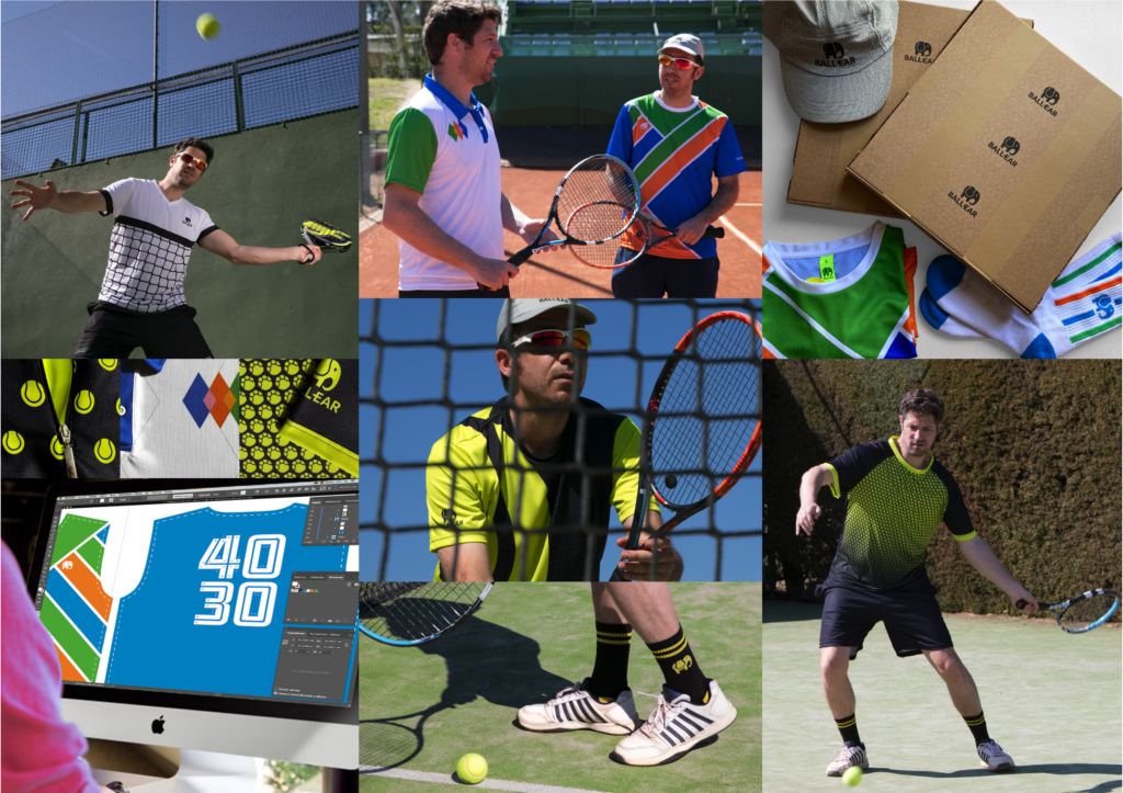 ropa deportiva tenis padel diseño lujo
